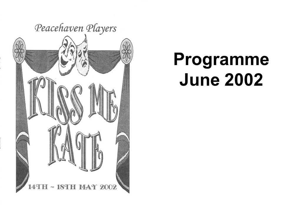 Kiss me Kate Programme